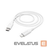 Kabelis Hama  Hama 00201598 Charging Cable, USB-C - Lightning 1m white 