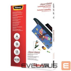 Biuro įrankiai Fellowes  LAMINATING POUCH A4/100PCS 5440101