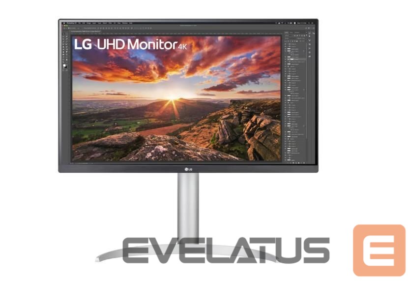 Monitoriai LG LCD Monitor||27UP850K-W|27"|Gaming|Panel IPS|3840x2160|16:9|60 Hz|5 ms|Pivot|Height adjustable|Tilt|Colour Black|27UP850K-W