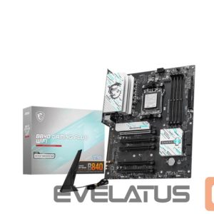AMD procesoriaus pagrindinė plokštė MSI  Mainboard||AMD B840|SAM5|ATX|Memory slots 4|5xPCI-Express 16x|2xM.2|1xHDMI|1xAudio-In|1xAudio-Out|1xMicrophone|4xUSB 2.0|3xUSB 3.2|1xUSB-C|1xRJ45|B840GAMINGPLUSWIFI 