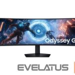 Monitoriai Samsung  LCD Monitor||LS49FG910EUXEN|49"|Gaming/Curved|Swivel|Height adjustable|Tilt|Matte|Panel VA|5120x1440|32:9|144Hz|1 ms|Colour Black|LS49FG910EUXEN 