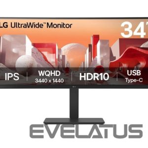 Monitoriai LG  LCD Monitor||34 "|3440 x 1440 pixels|Wide Quad HD|Native aspect ratio 21:9|LCD|Curved|34BA75QE-B 