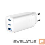 Įkrovikliai ir kabeliai Gembird  CHARGER USB UNIVERSAL QC3.0/TA-UC-PDQC65-01-W 