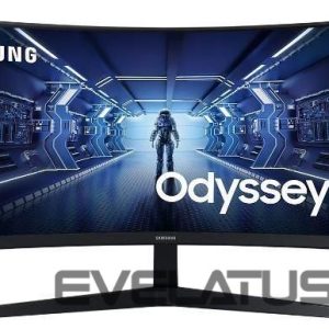 Monitoriai Samsung  LCD Monitor||Odyssey G5|34"|Gaming/Curved/21 : 9|Panel VA|3440x1440|21:9|1 ms|Tilt|Colour Black|LC34G55TWWPXEN 