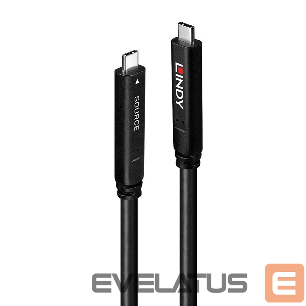 Kabelis LINDY CABLE USB-C TO USB-C 10M/43333