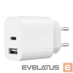 Įkrovikliai ir kabeliai Gembird  CHARGER USB UNIVERSAL WHITE/2P TA-UC-2AC12-01 
