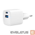 Įkrovikliai ir kabeliai Gembird  CHARGER USB 20W 2PORT/TA-UC-PDQC20-W-01 