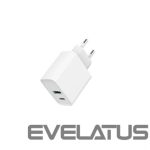 Įkrovikliai ir kabeliai Gembird  CHARGER USB UNIVERSAL QC3.0/TA-UC-PDQC20-01-W 