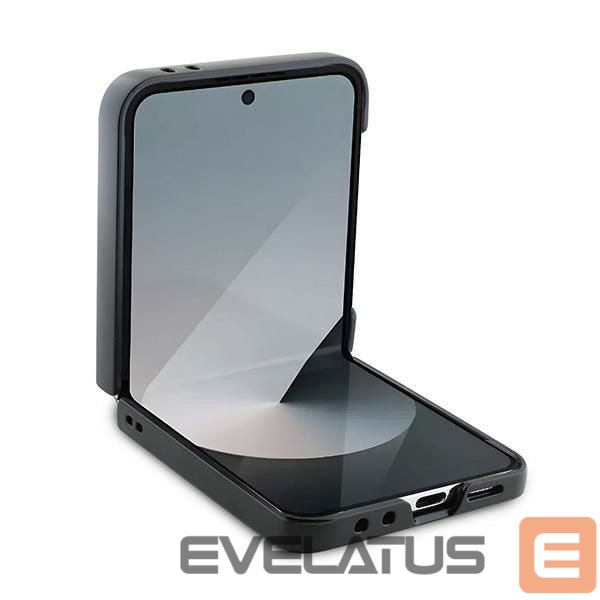 Nugarėlės dėklai DKNY DKNY Repeat Pattern Stack Logo Case for Samsung Galaxy Z Flip6 - Black