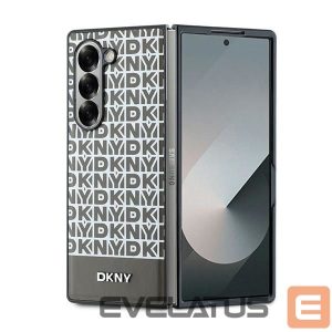 Nugarėlės dėklai DKNY  DKNY Repeat Pattern Bottom Stripe Case for Samsung Galaxy Z Fold 6 - Brown 