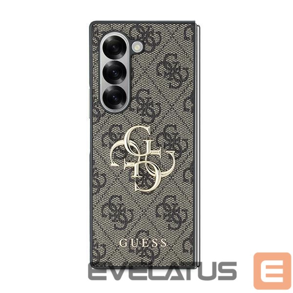 Nugarėlės dėklai Guess Guess Leather 4G Metal Logo Case for Samsung Galaxy Z Fold 6 - Brown