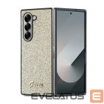 Nugarėlės dėklai Guess  Guess 4G Glitter Script Case for Samsung Galaxy Z Fold 6 - Gold