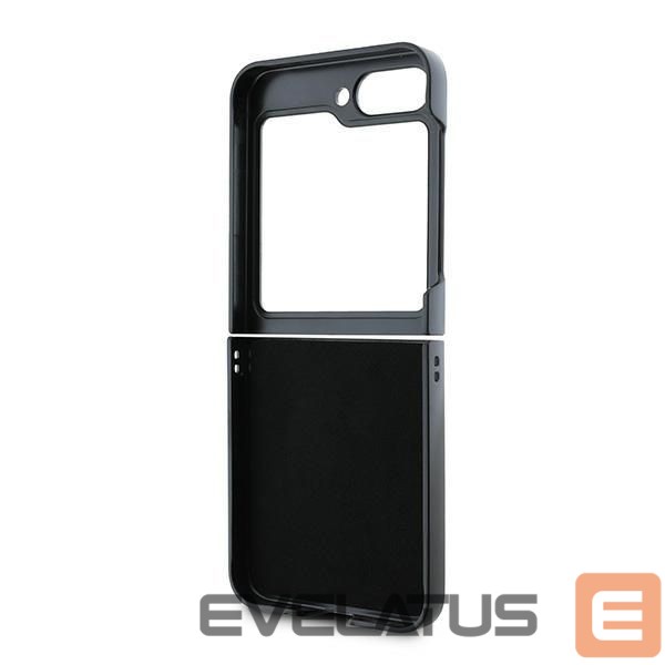 Nugarėlės dėklai Karl Lagerfeld Karl Lagerfeld Saffiano Metal Pin Case for Samsung Galaxy Z Flip 6 - Black