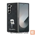 Nugarėlės dėklai Karl Lagerfeld  Karl Lagerfeld Saffiano Ikonik Pin Case for Samsung Galaxy Z Fold 6 - Black 