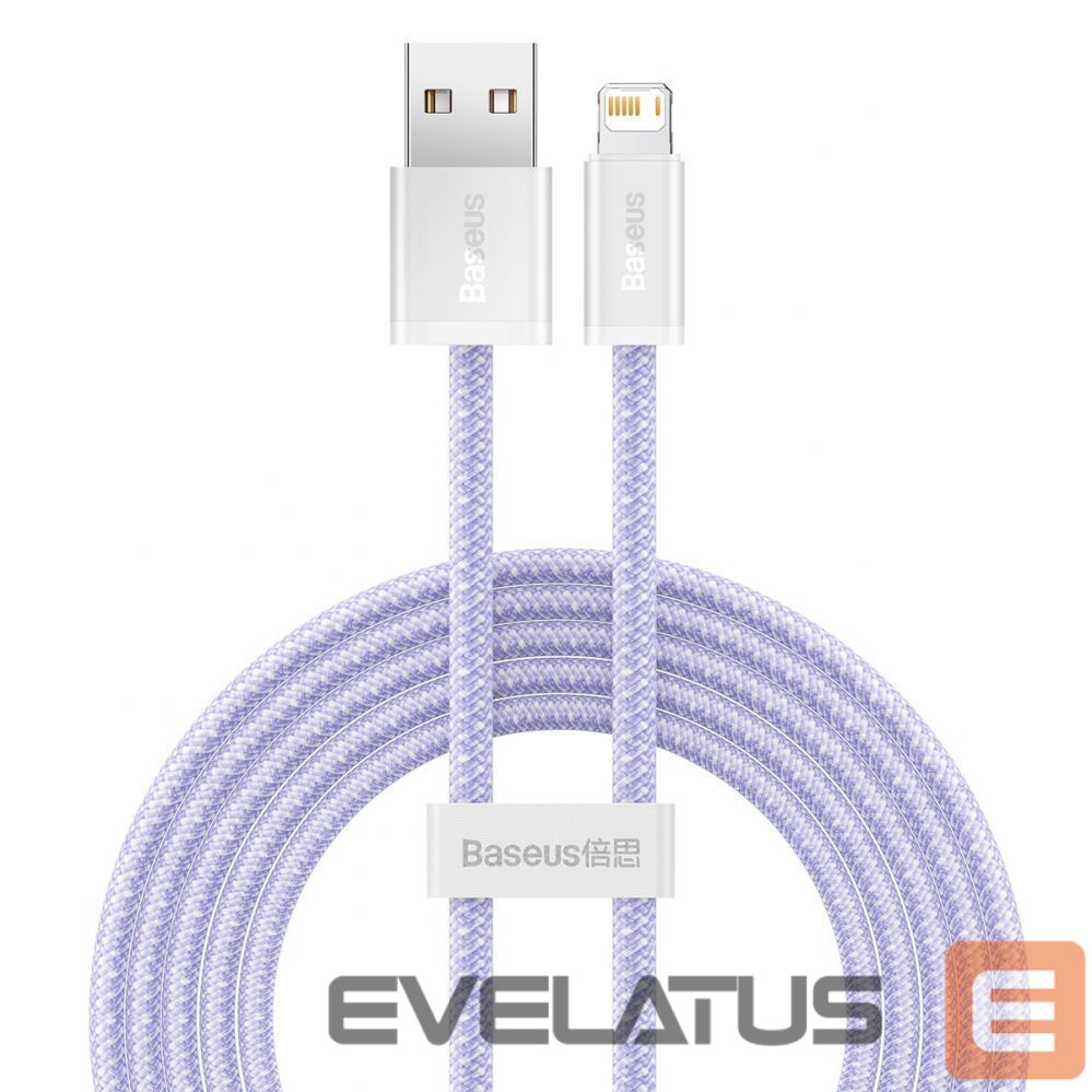 Kabelis Baseus Baseus Dynamic cable USB to Lightning, 2.4A, 2m (Purple)