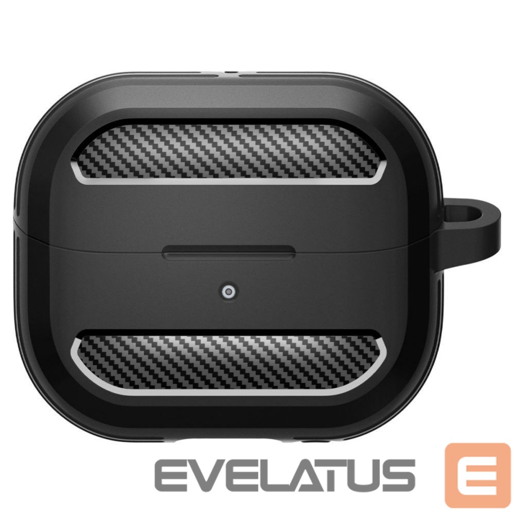 Nugarėlės dėklai Spigen Spigen Rugged Armor Samsung Galaxy Buds 3 / 3 Pro Case - Black