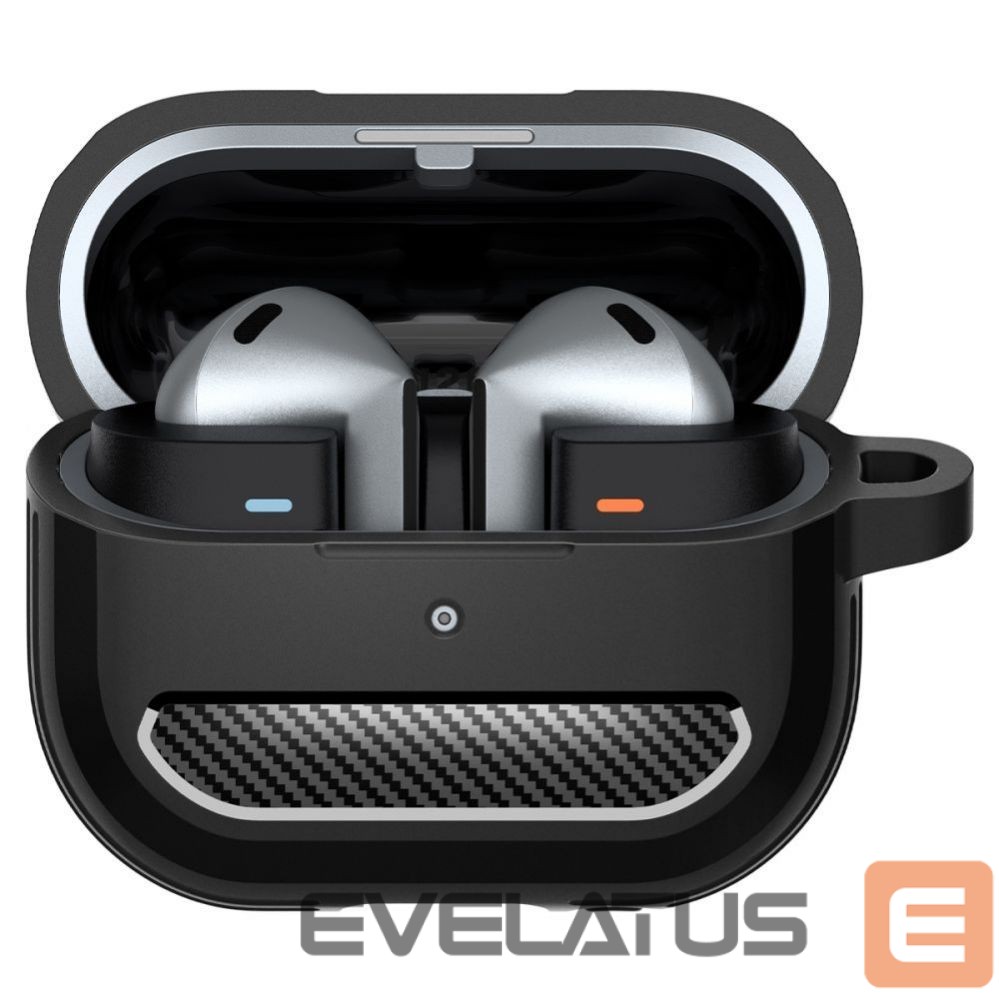 Nugarėlės dėklai Spigen Spigen Rugged Armor Samsung Galaxy Buds 3 / 3 Pro Case - Black