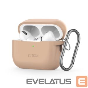 Kitas telefono priedas Tech-Protect  Tech-Protect Silicone Hook Case for Apple AirPods Pro 1 / 2 - Beige 