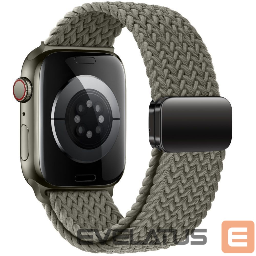 Kitas telefono priedas Tech-Protect Tech-Protect Nylonmag Strap for Apple Watch 4 / 5 / 6 / 7 / 8 / 9 / SE / Ultra 1 / 2 (42 / 44 / 45 / 49 MM) - Green