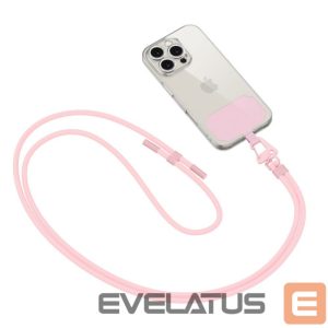 Kitas telefono priedas Tech-Protect  Tech-Protect C5S Rope Crossbody Strap Leash - Pink 
