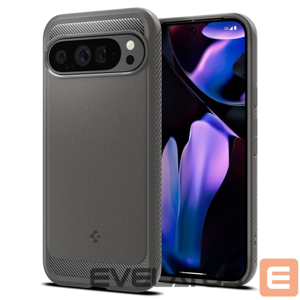 Kitas telefono priedas Spigen Spigen Rugged Armor Case for Google Pixel 9 Pro XL - Gray