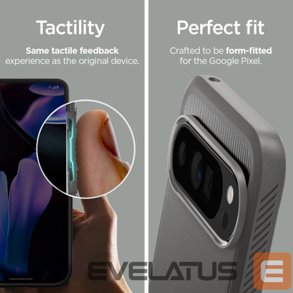 Kitas telefono priedas Spigen Spigen Rugged Armor Case for Google Pixel 9 Pro XL - Gray