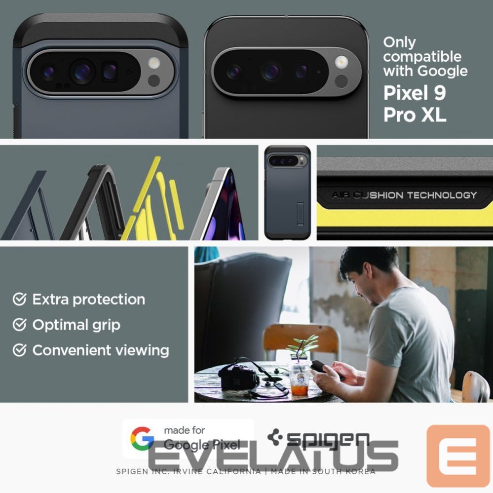 Kitas telefono priedas Spigen Spigen Tough Armor case for Google Pixel 9 Pro XL - graphite