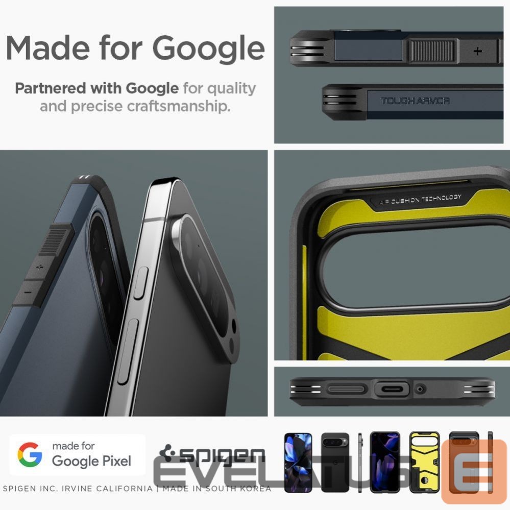 Kitas telefono priedas Spigen Spigen Tough Armor case for Google Pixel 9 Pro XL - graphite