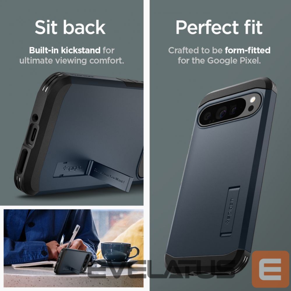 Kitas telefono priedas Spigen Spigen Tough Armor case for Google Pixel 9 Pro XL - graphite