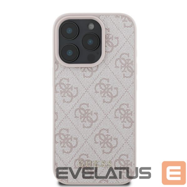 Nugarėlės dėklai Guess Guess 4G Classic iPhone 16 Pro Max Case - Pink