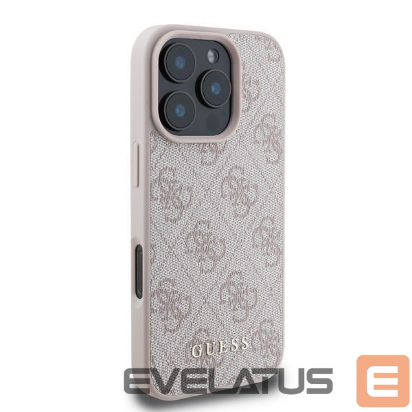 Nugarėlės dėklai Guess Guess 4G Classic iPhone 16 Pro Max Case - Pink