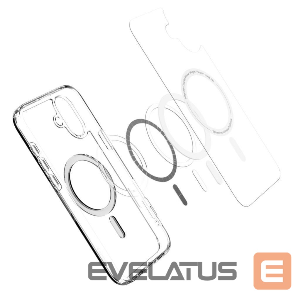 Nugarėlės dėklai Spigen Spigen Ultra Hybrid MagSafe for iPhone 16 - White