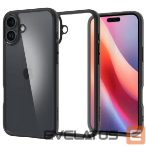 Nugarėlės dėklai Spigen  Spigen Ultra Hybrid iPhone 16 Case - Matte Black 