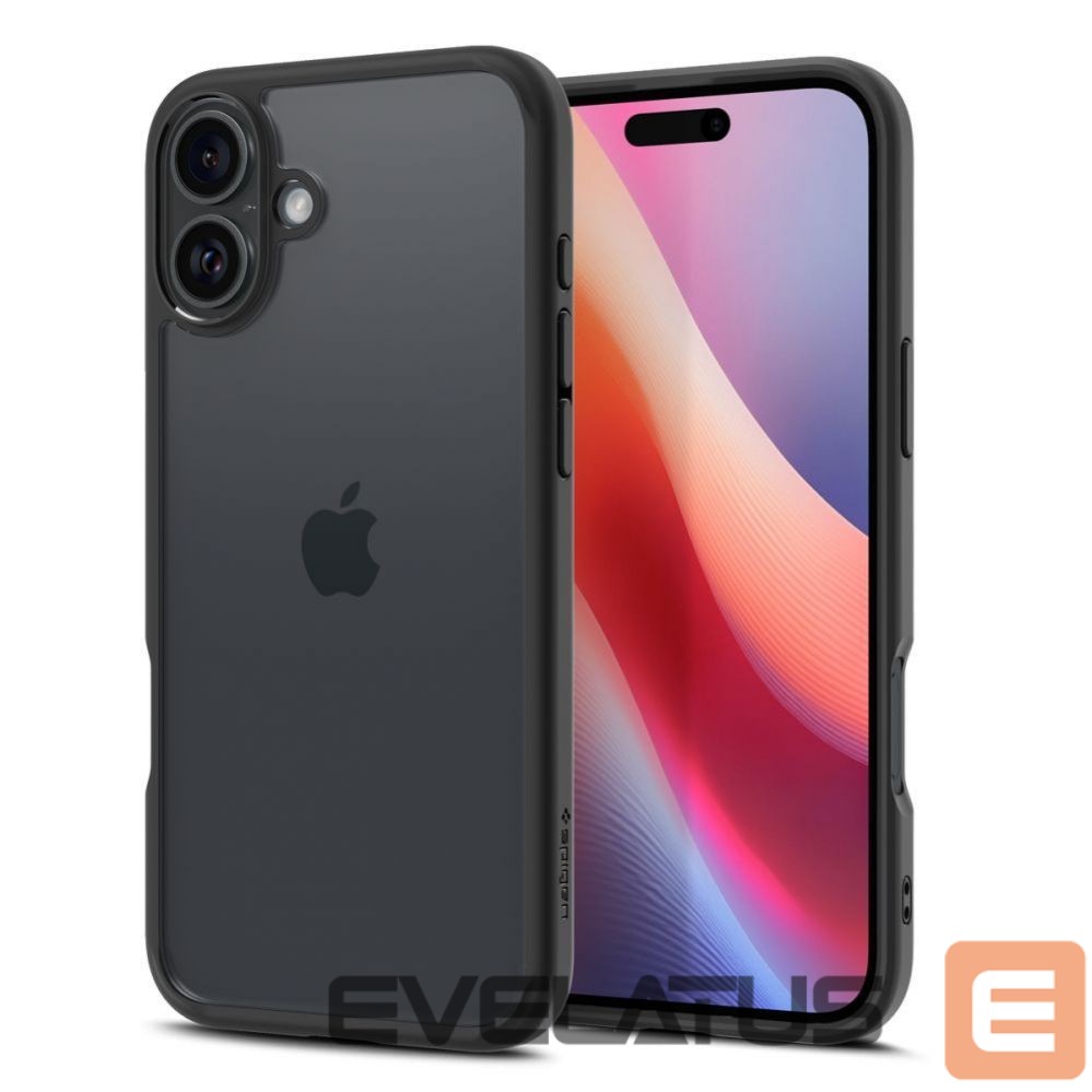 Nugarėlės dėklai Spigen Spigen Ultra Hybrid iPhone 16 Case - Matte Black