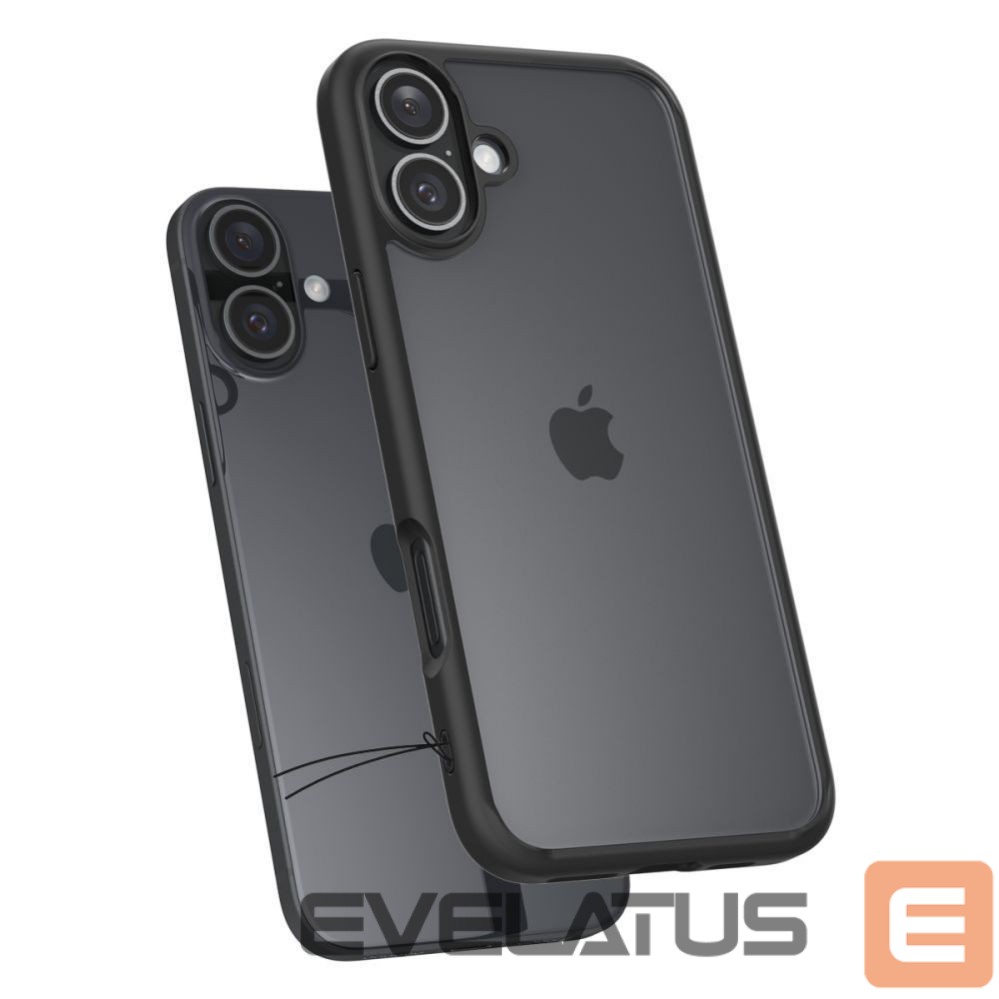 Nugarėlės dėklai Spigen Spigen Ultra Hybrid iPhone 16 Case - Matte Black