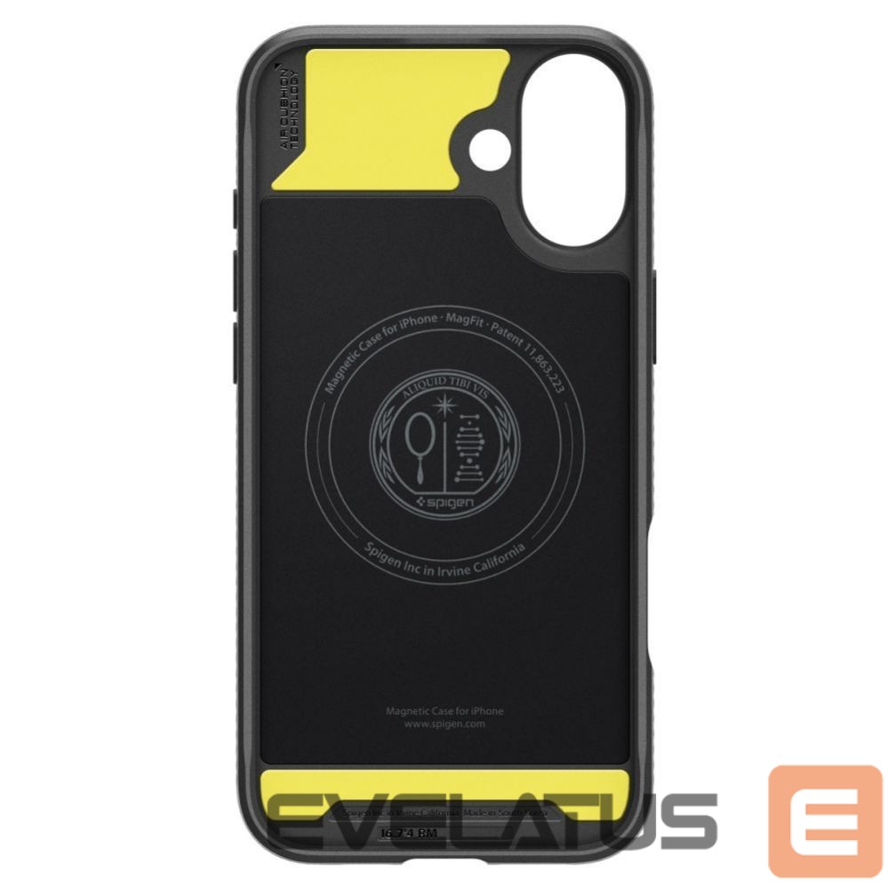 Nugarėlės dėklai Spigen Spigen Rugged Armor MagSafe case for iPhone 16 - black