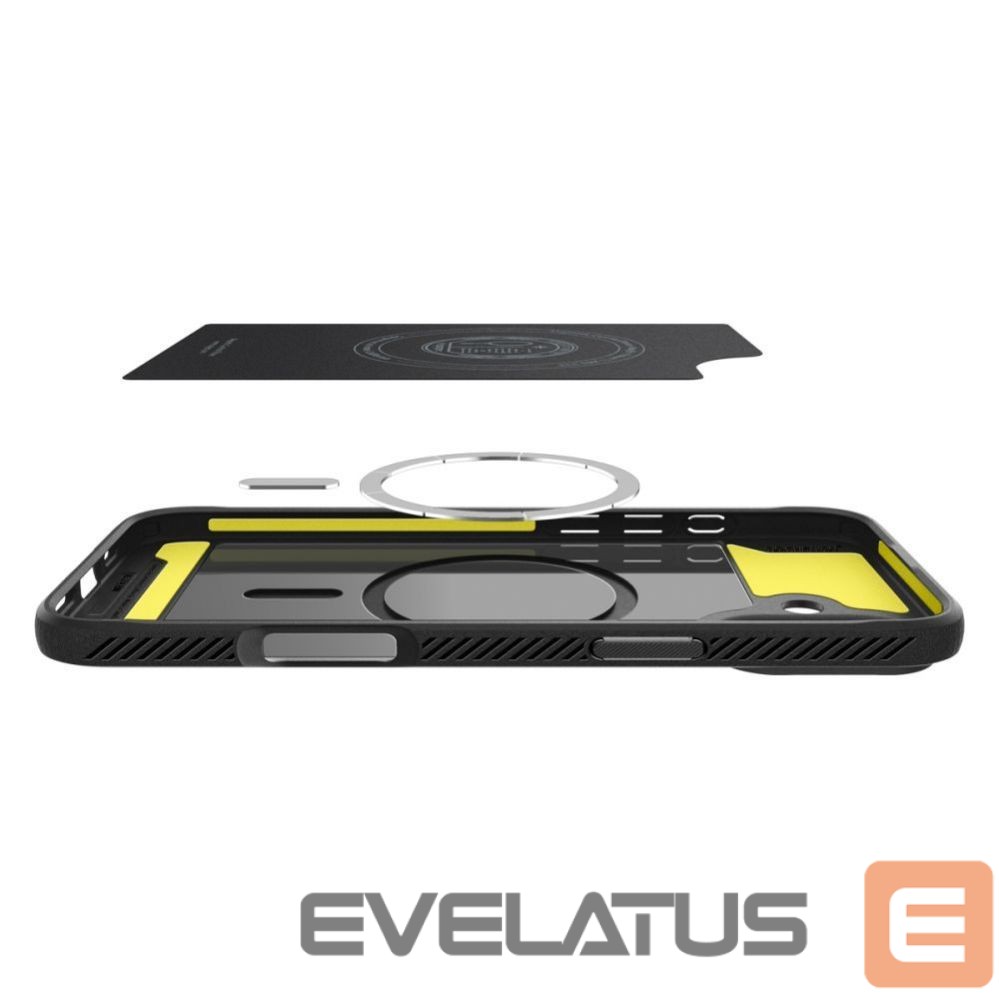 Nugarėlės dėklai Spigen Spigen Rugged Armor MagSafe case for iPhone 16 - black