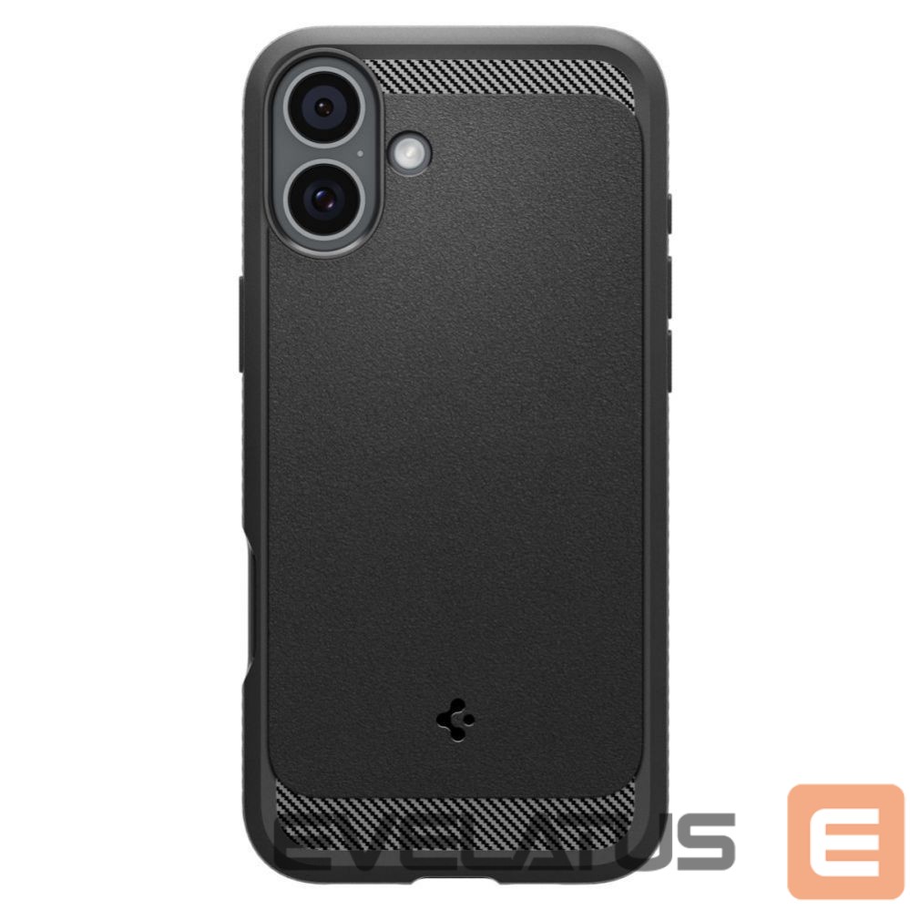 Nugarėlės dėklai Spigen Spigen Rugged Armor MagSafe case for iPhone 16 - black