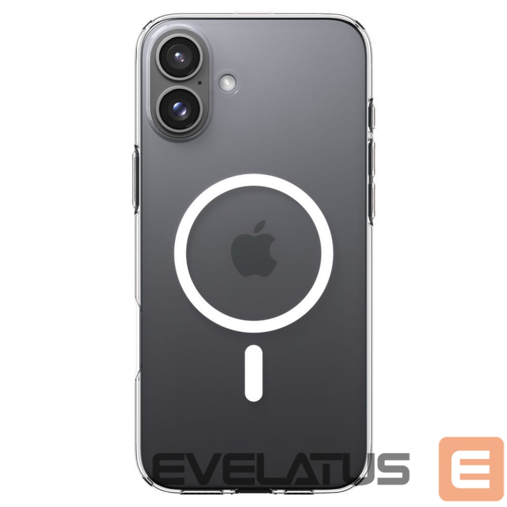 Nugarėlės dėklai Spigen Spigen Liquid Crystal Mag Case with MagSafe for iPhone 16 - Clear