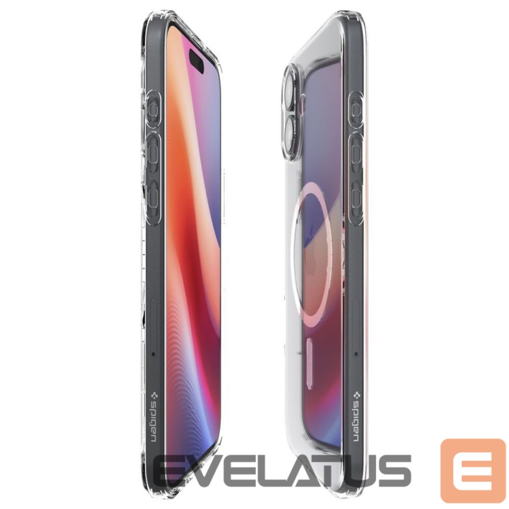 Nugarėlės dėklai Spigen Spigen Liquid Crystal Mag Case with MagSafe for iPhone 16 - Clear