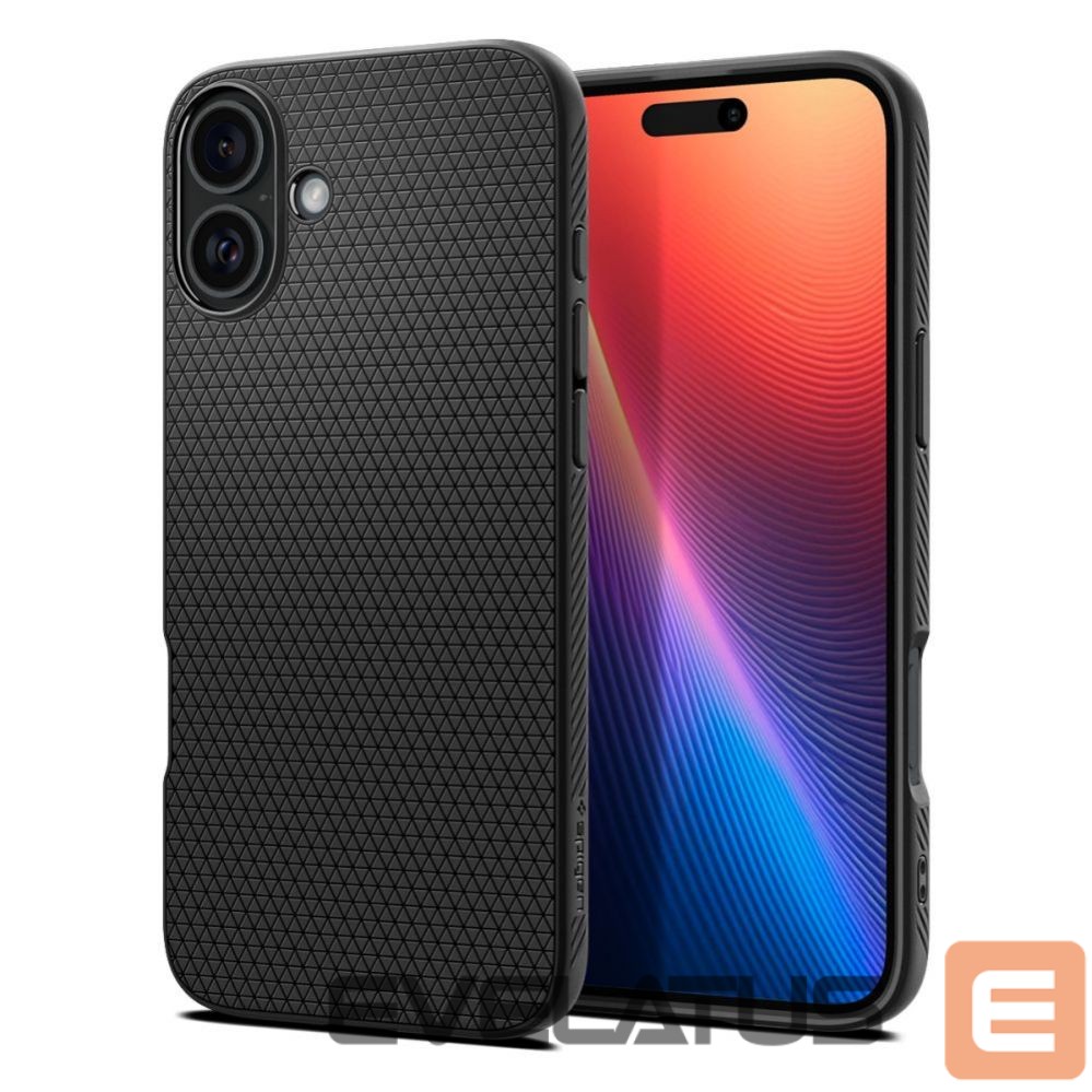 Nugarėlės dėklai Spigen Spigen Liquid Air iPhone 16 Case - Black