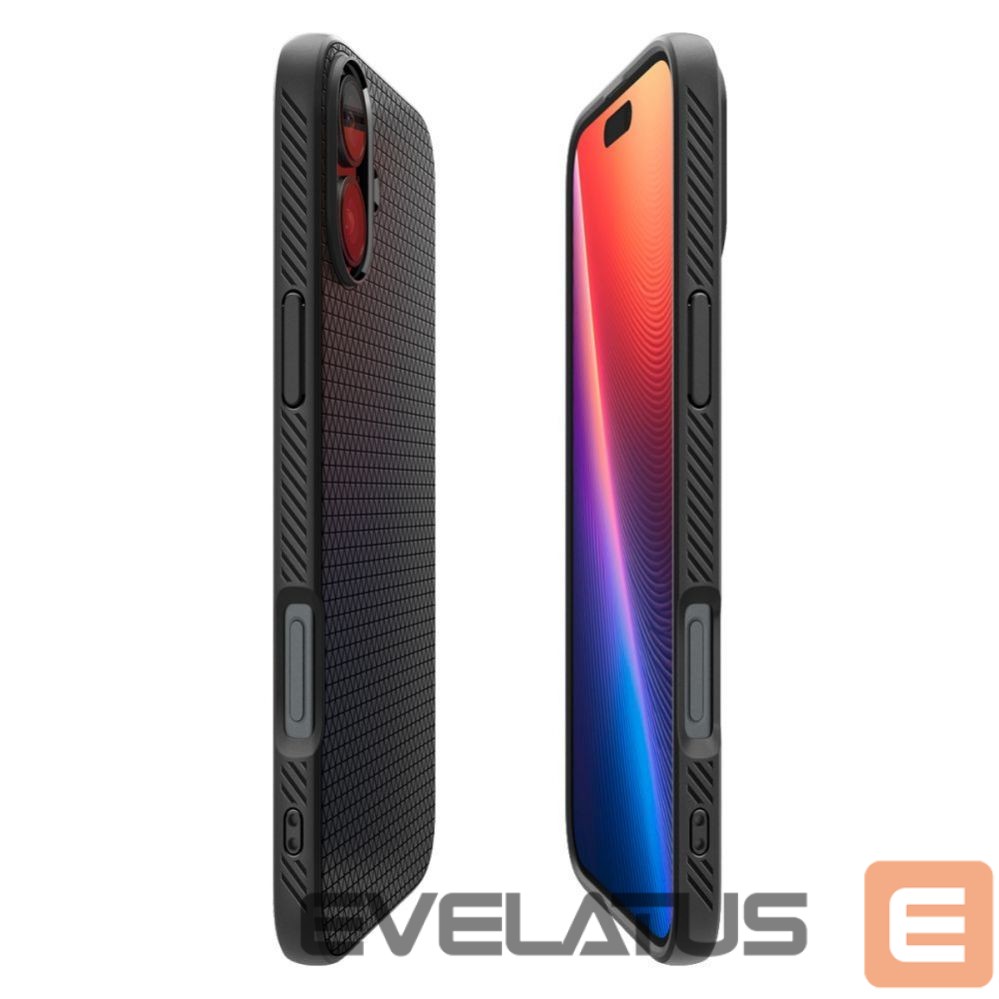 Nugarėlės dėklai Spigen Spigen Liquid Air iPhone 16 Case - Black