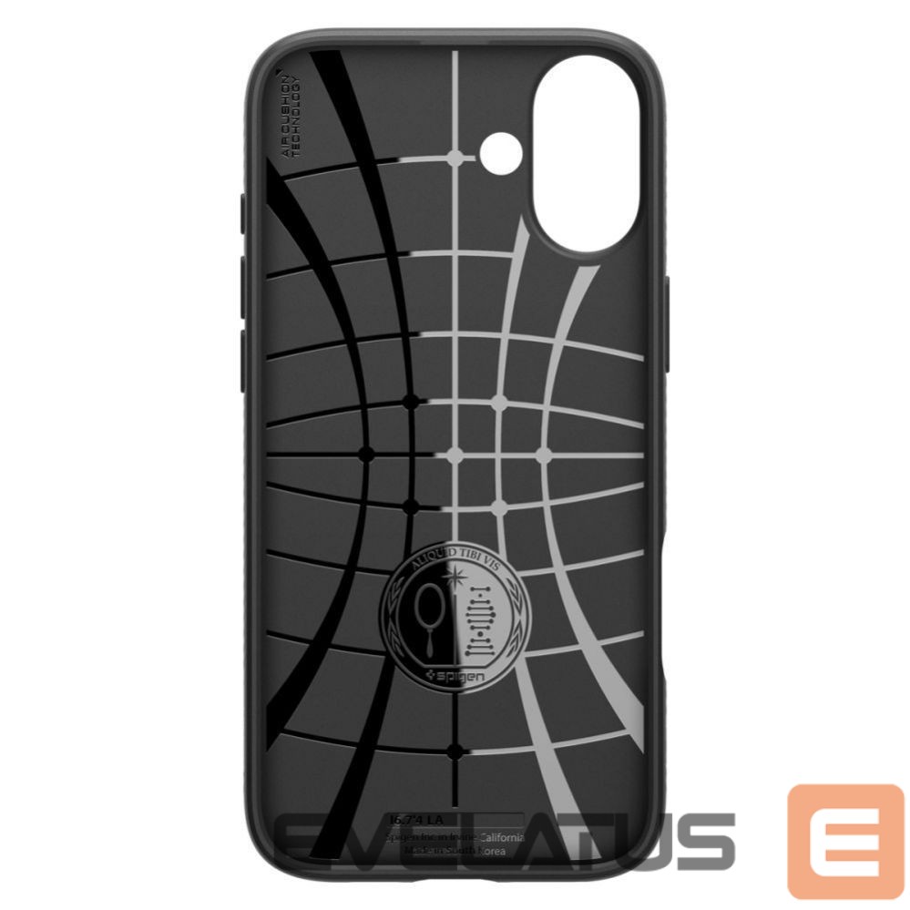 Nugarėlės dėklai Spigen Spigen Liquid Air iPhone 16 Case - Black