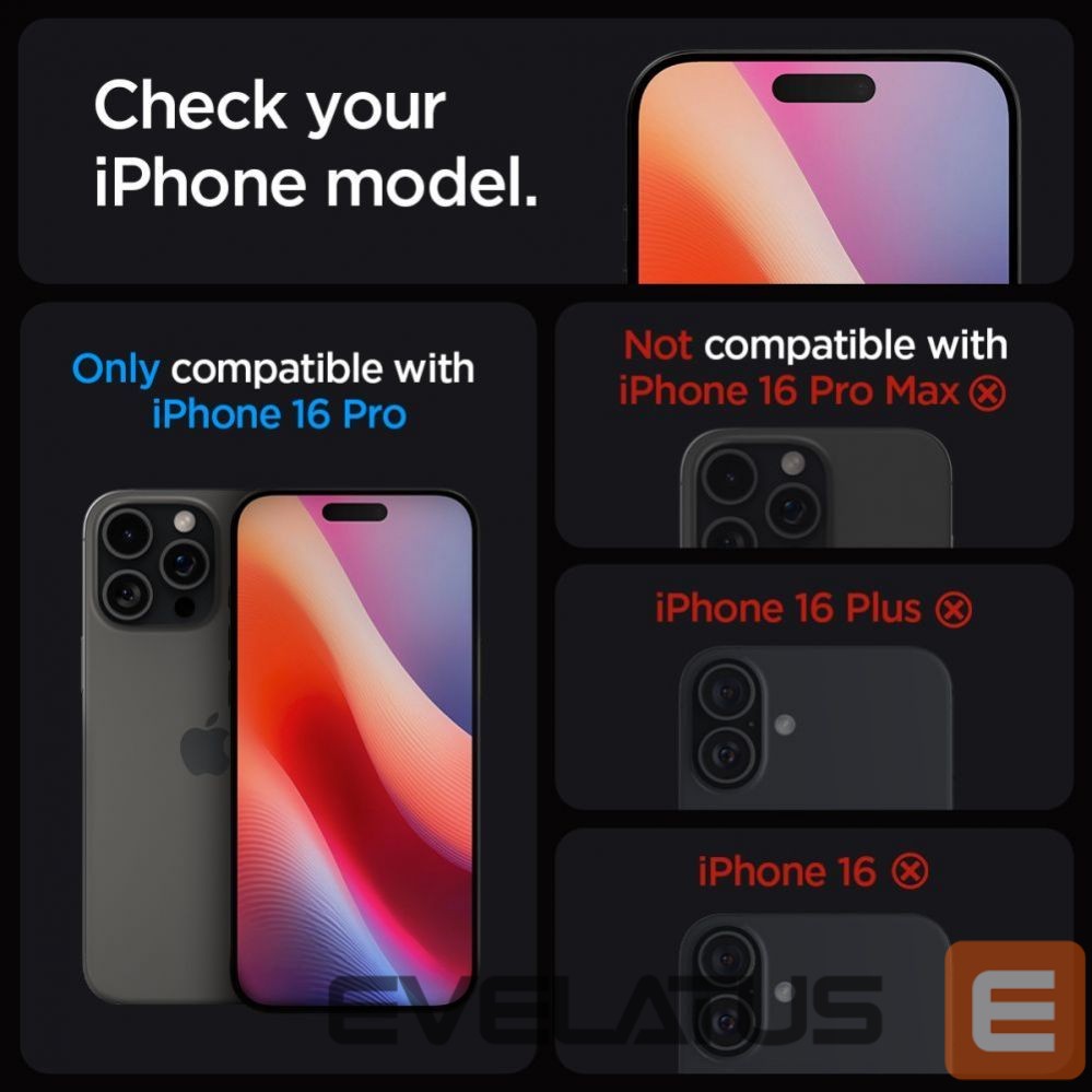 Apsauginiai stiklai Spigen - Spigen Glas.tR EZ Fit Tempered Glass for iPhone 16 Pro / 17 / 17 Pro - 2 pcs.