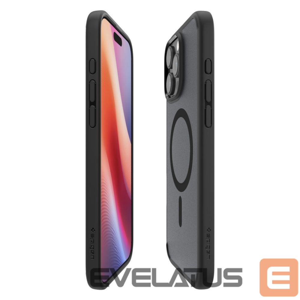 Nugarėlės dėklai Spigen Spigen Ultra Hybrid Mag Case with MagSafe for iPhone 16 Pro - Black