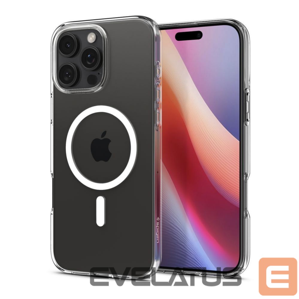 Nugarėlės dėklai Spigen Spigen Liquid Crystal Mag MagSafe iPhone 16 Pro Case - Clear