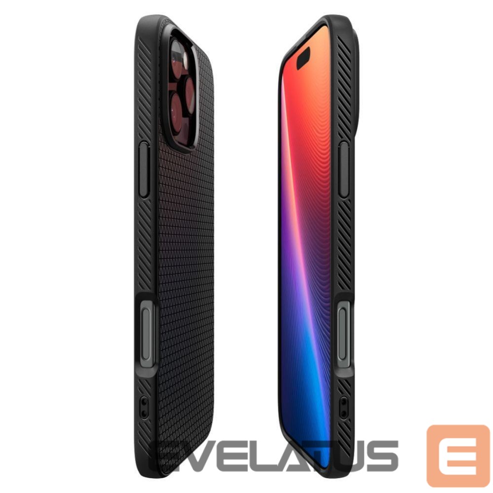 Nugarėlės dėklai Spigen Spigen Liquid Air iPhone 16 Pro Case - Black