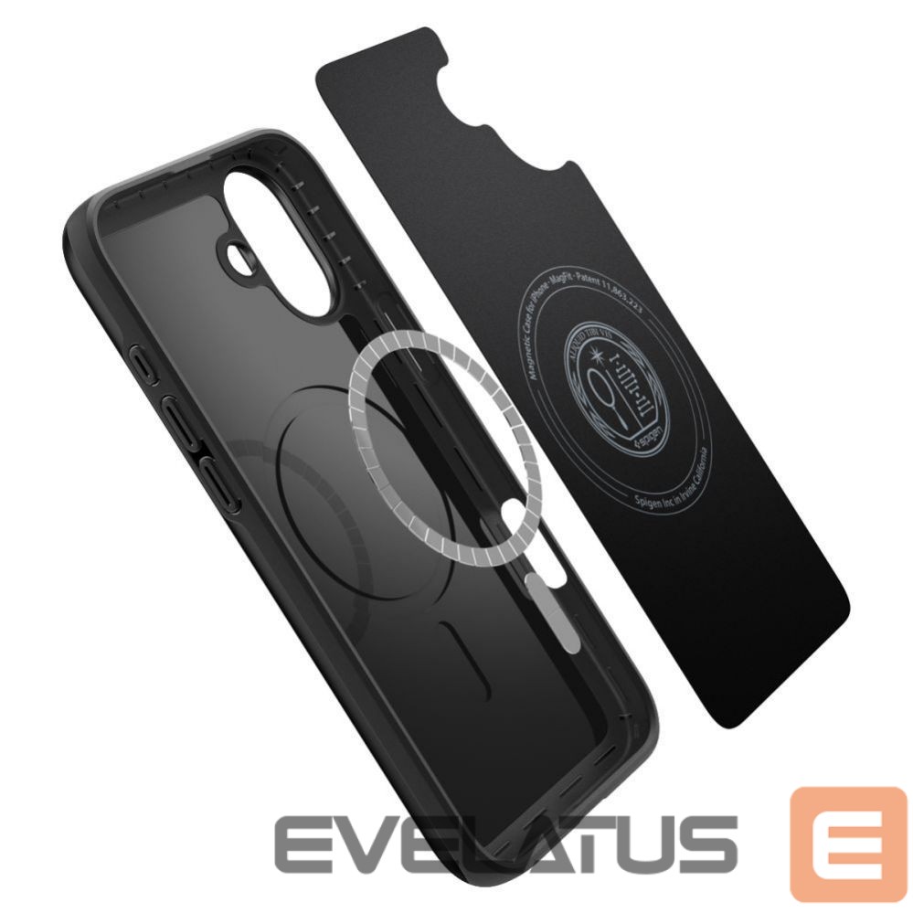 Nugarėlės dėklai Spigen Spigen Thin Fit MagSafe Case for iPhone 16 Plus - Black