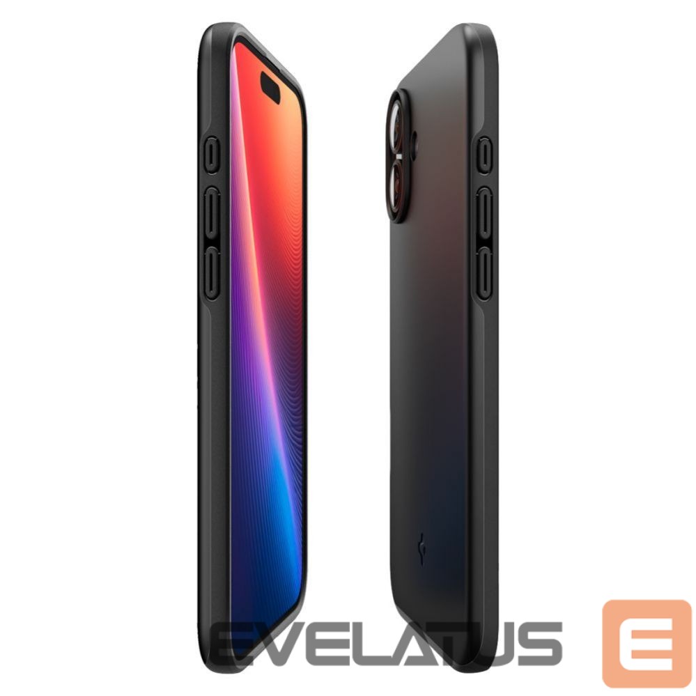 Nugarėlės dėklai Spigen Spigen Thin Fit MagSafe Case for iPhone 16 Plus - Black