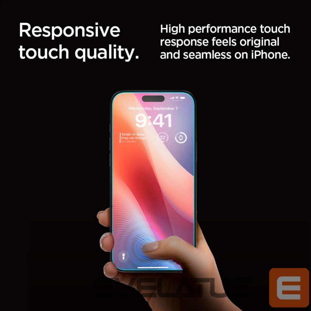 Apsauginiai stiklai Spigen Spigen Glas.tR EZ Fit Privacy Tempered Glass for iPhone 16 Pro Max / 17 Pro Max - 2 pcs.